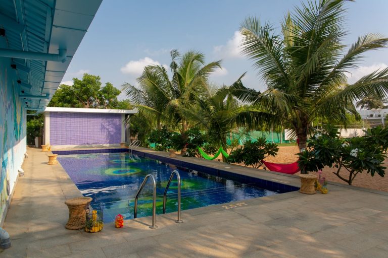 swimming pool at grandbay resort